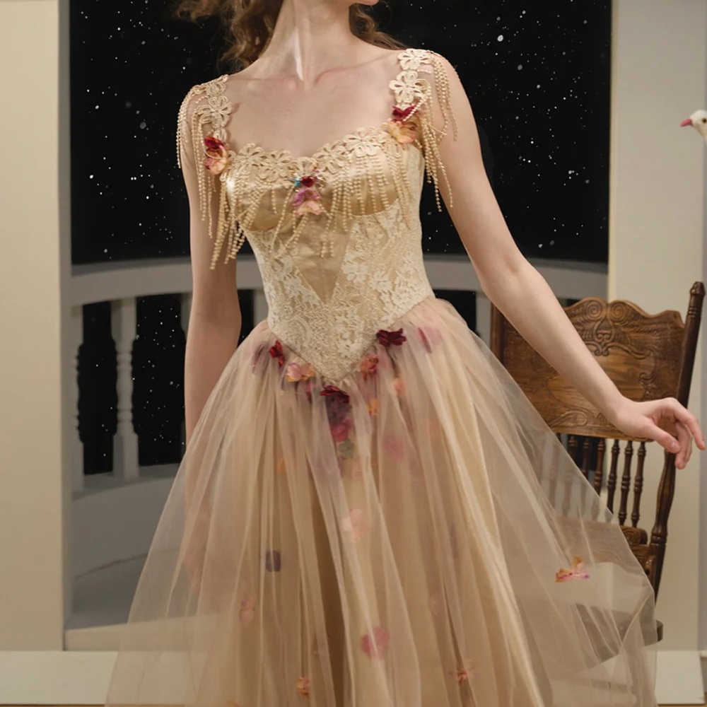 The Oracle of the Blossom Fairy Corset Dress